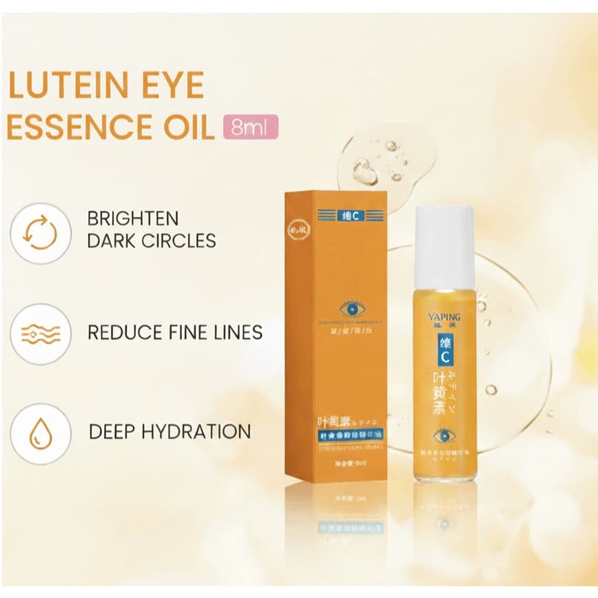 Anti Olheiras Luteína Olho Essência Óleo Rugas Linhas Finas Reparação Auto-Cuidado Presente Viagem Amigável Cuidados Com