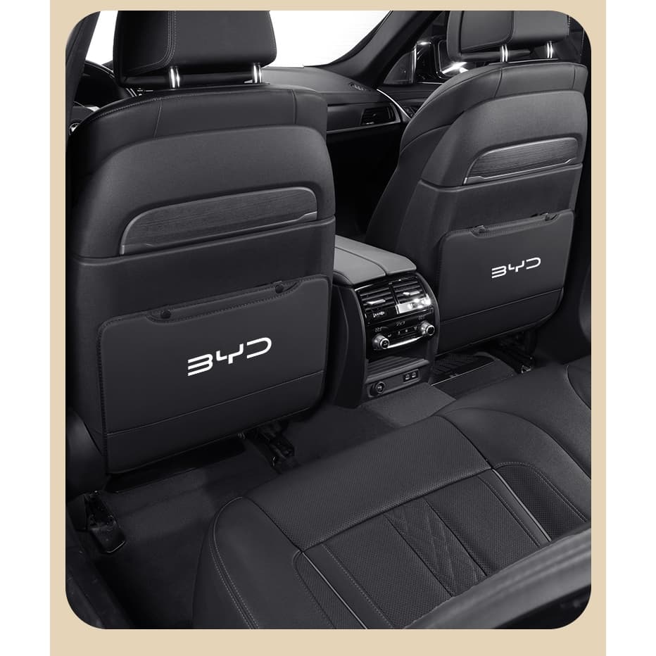 Para BYD Dolphin Song Pro Seagull Sealion 7 6 Atto 3 Tang Dmi Yuan EV QIn Plus MAX Proteção Traseira Do Assento De Carro