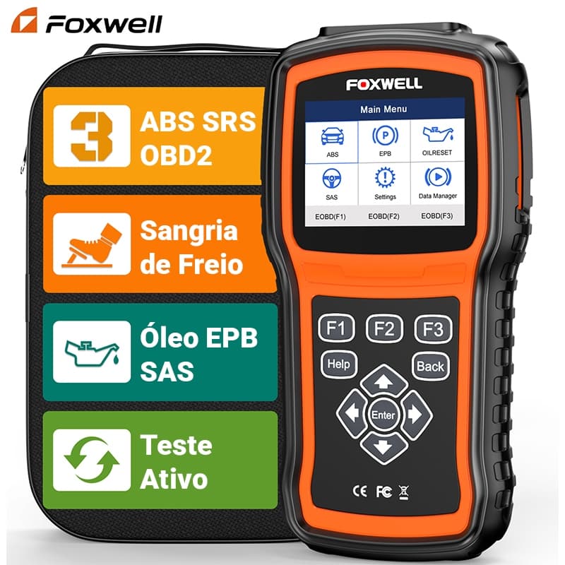Foxwell NT630 PLUS OBD2 Scanner De Carro Verificação Do Motor Automático Ler Código Erro Claro ABS SRS Airbag SAS Sistem