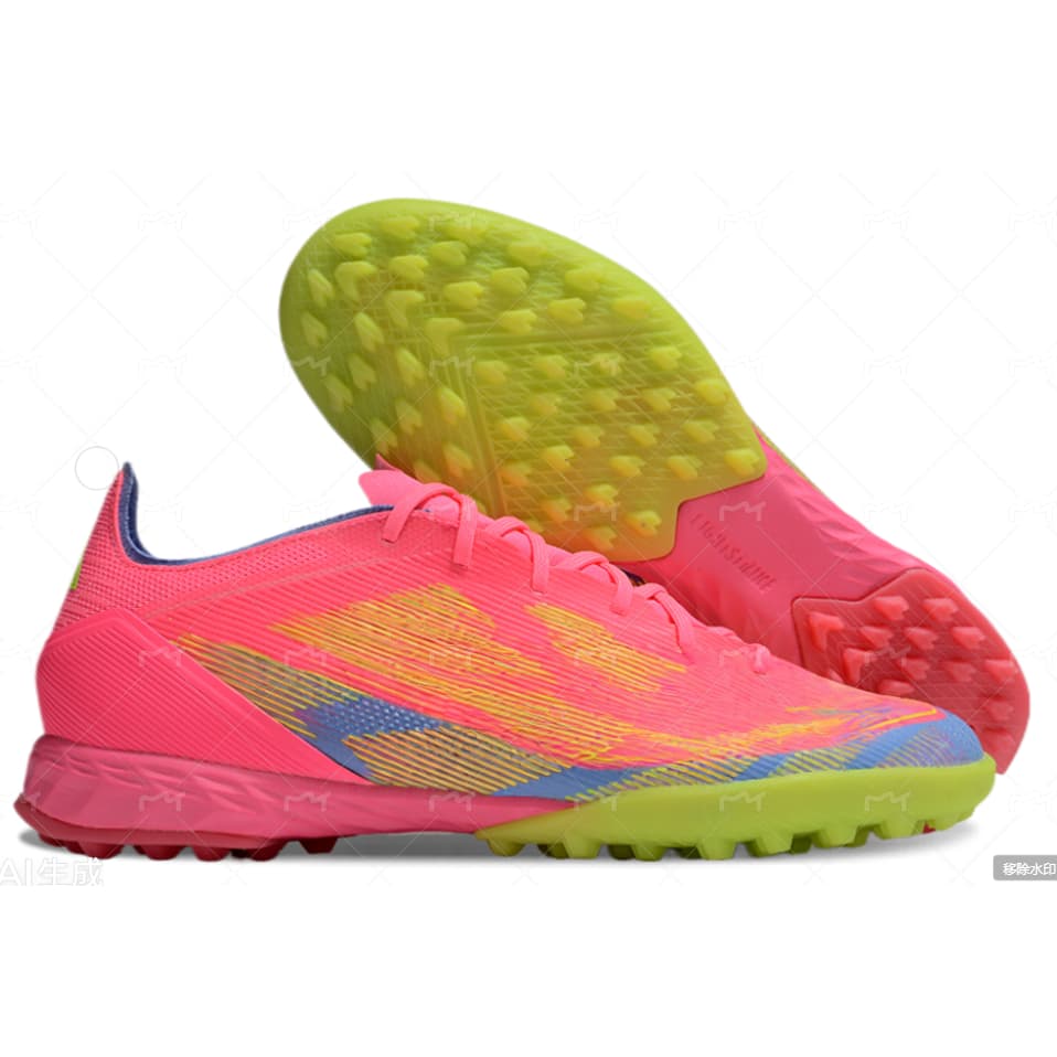 2026 Botas de futebol de grama TF de alta qualidade de cor de cano baixo, resistentes ao desgaste, antiderrapantes e res