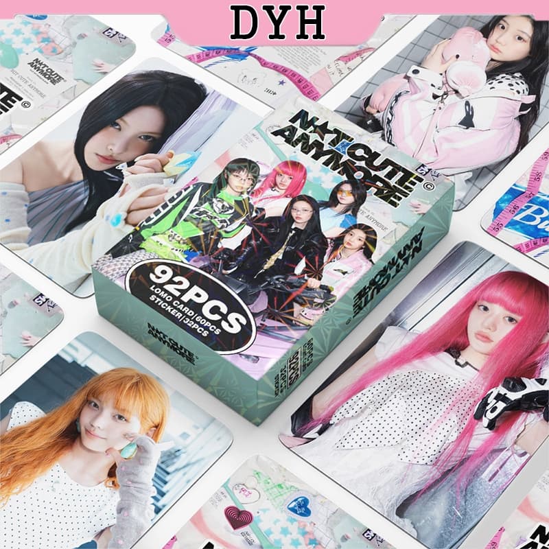 124 Pçs/Caixa ILLIT Photocards Holográfico LOMO Cartão Adesivo KPOP WONHEE YUNAH MINJU MOKA IROHA Adesivos De