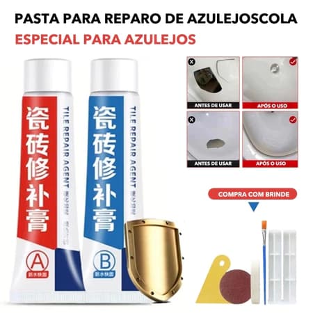 Agente De Reparo De Azulejos , Pasta Esmalte De Ágata , Furos E Danos Em Ladrilhos Cerâmicos .