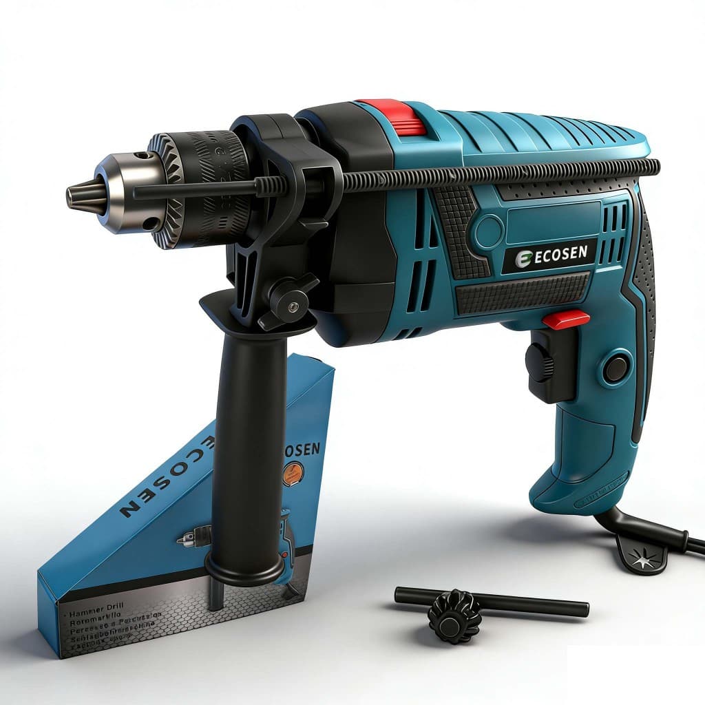 Parafusadeira e Furadeira de Impacto Profissional 21v Mandril 1/2 cessórios Martelete Rompedor 900W 220V