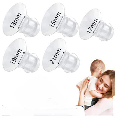 Bomba De Leite Materno Flange Inserção Conversor De Mama Substituição Prática 21mm [Nova Chegada]