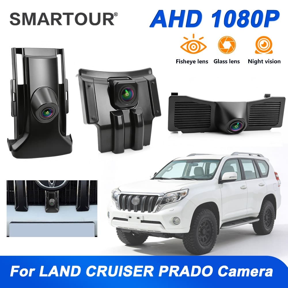 Smartour AHD 1080P Câmera Especial De Visão Frontal Do Carro Para Toyota Prado Land Cruiser 2010-2021 Lente Olho De Peix