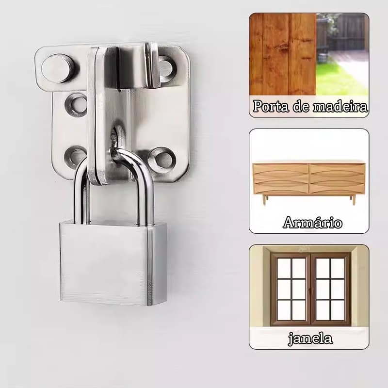 Fechadura De Segurança Da Gaveta Porta Fivela De Aço Inoxidável Do Armário De Casa De Banho Ferragens