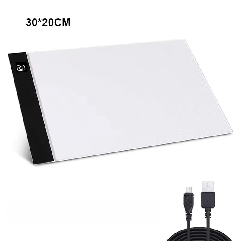 Mesa De Led Luz Branco Desenho Transposição A5 Profissional