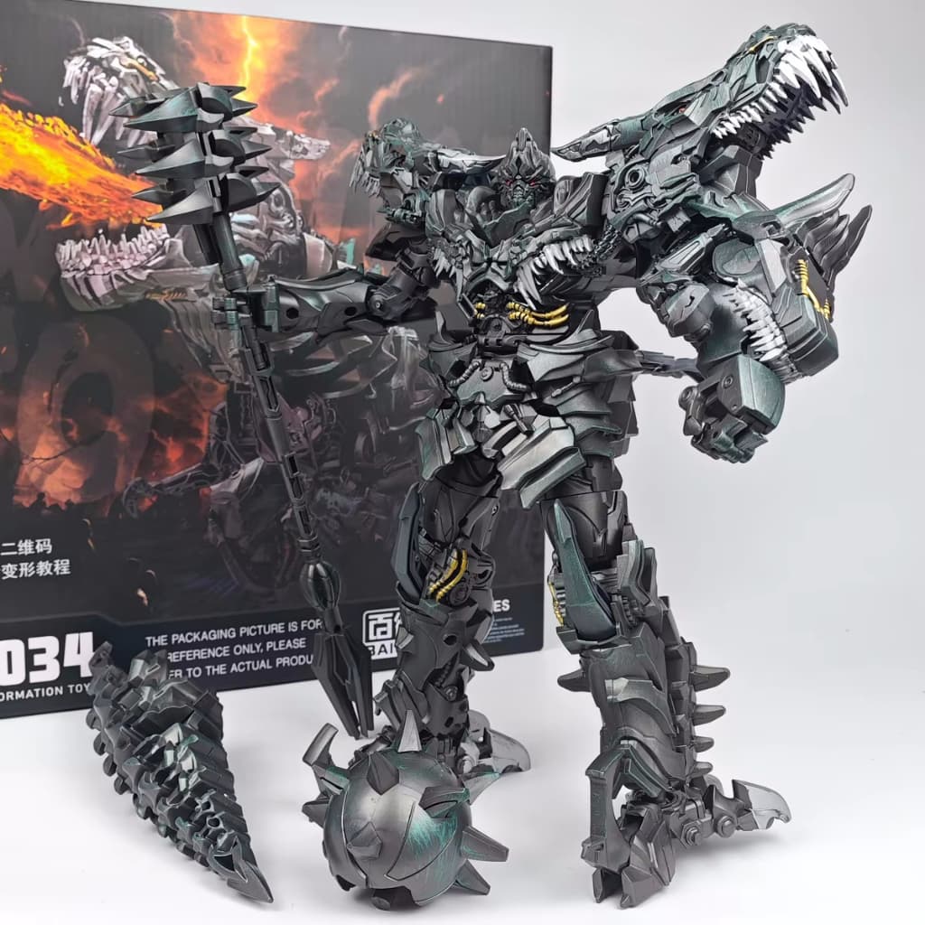 BAIWEI TW1034 Transformação TW-1034 Grimlock Dinobots 23cm KO SS07 Dinossauro Líder Figura De Ação Robô Brinquedos