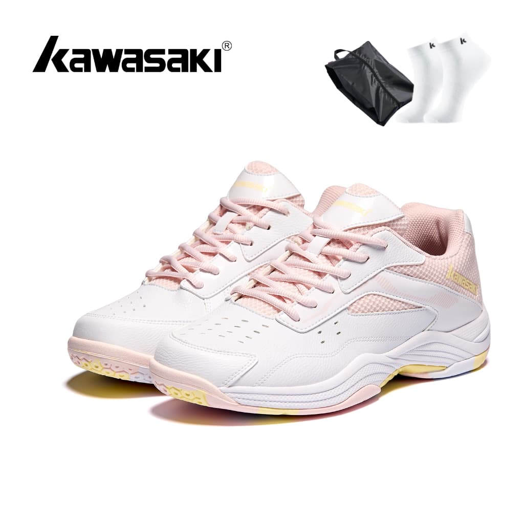 Kawasaki Badminton Sapatos Femininos E Masculinos De Pickleball Treinamento Profissional Antiderrapante Durável Absorção