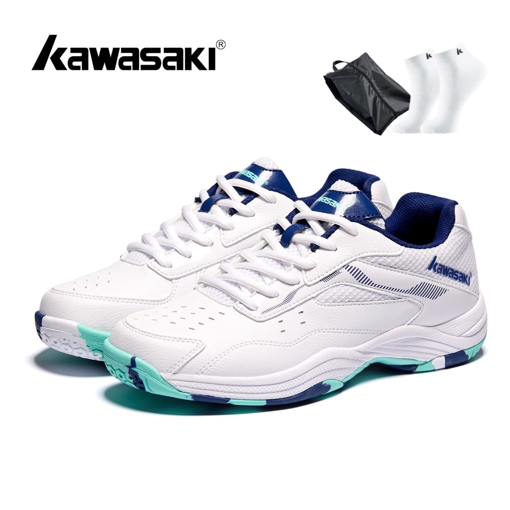Kawasaki Pickleball Sapatos Tênis K-086 & B3324 C32011 De Badminton Respirável Antiderrapante Esportivo Para Homens Mulh