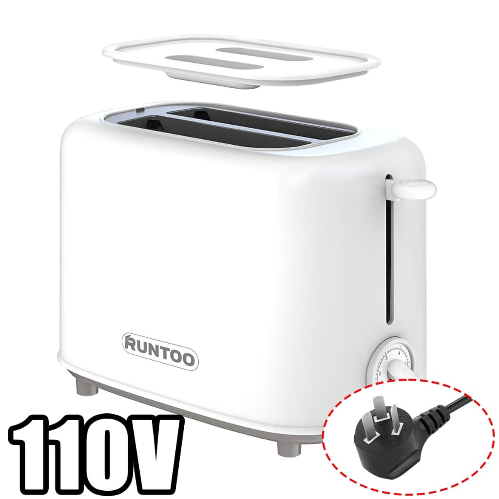 110V/220V Forno elétrico duas ranhuras, torrada em quatro lados Máquina de sanduíches totalm