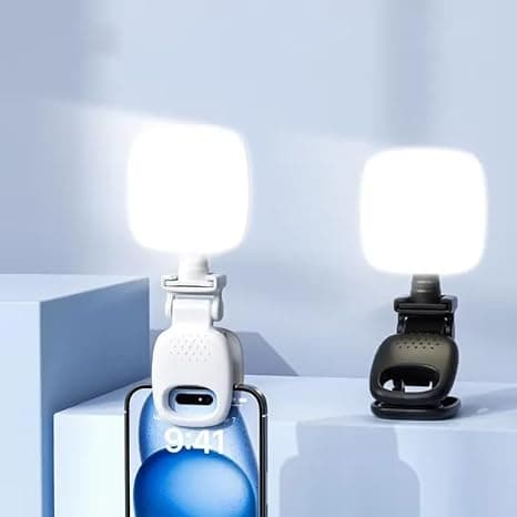 Mini Led 3 Modos De Luz LED Selfie Clip Live Stream Video Clip-on Portátil Maquiagem Recarregavel