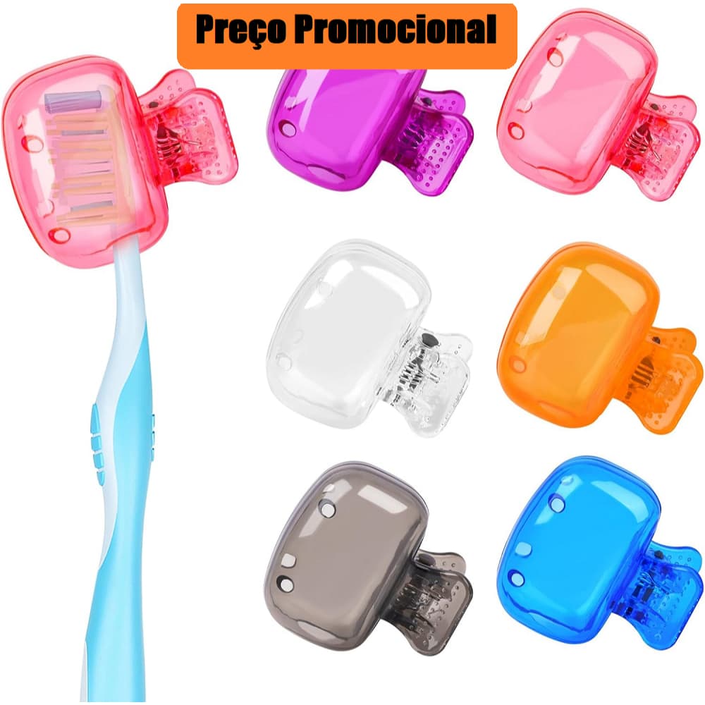 1/4PCSCapas Protetoras De Cabeça De Escova De Dentes De Viagem Portátil Universal À Prova De Poeira Tampa Protetora Caso