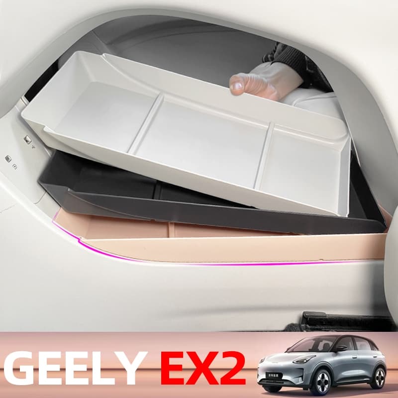 Adequado para Geely EX2 controle central caixa de armazenamento inferior/em caixa de armazenamento de carro+em itens dec