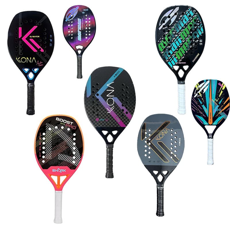 Raquete De Tênis De Praia KONA Para Adulto Profissional 3K 12K Fibra De Carbono E Quadro 2026 Popular