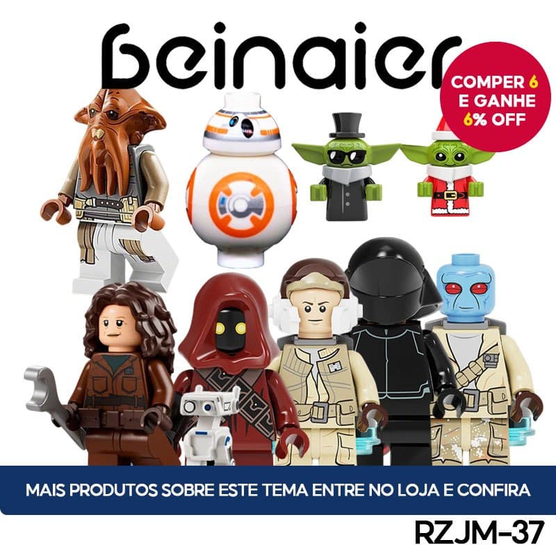 RZJM-37 Miniaturas de bonecas, bonecas de blocos de construção, brinquedos de aniversário