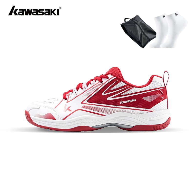 Kawasaki 2025 Novos Sapatos De Badminton Pickleball K2B50-C32021 Treinamento Profissional Feminino E Masculino Antiderra