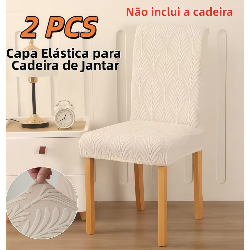 Kit Capa de cadeira em Suede - Semi-impermeável - melhor preço