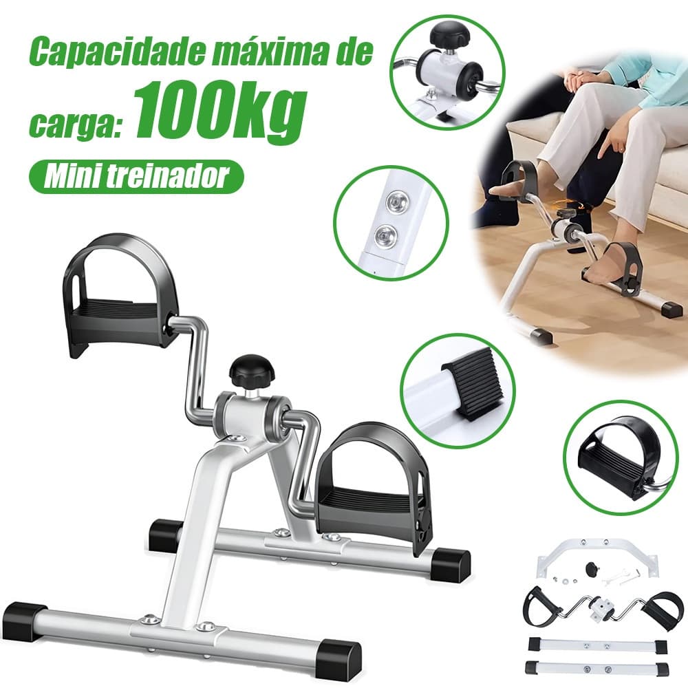 Mini Bicicleta Ergométrica Para Exercícios Pernas Braços