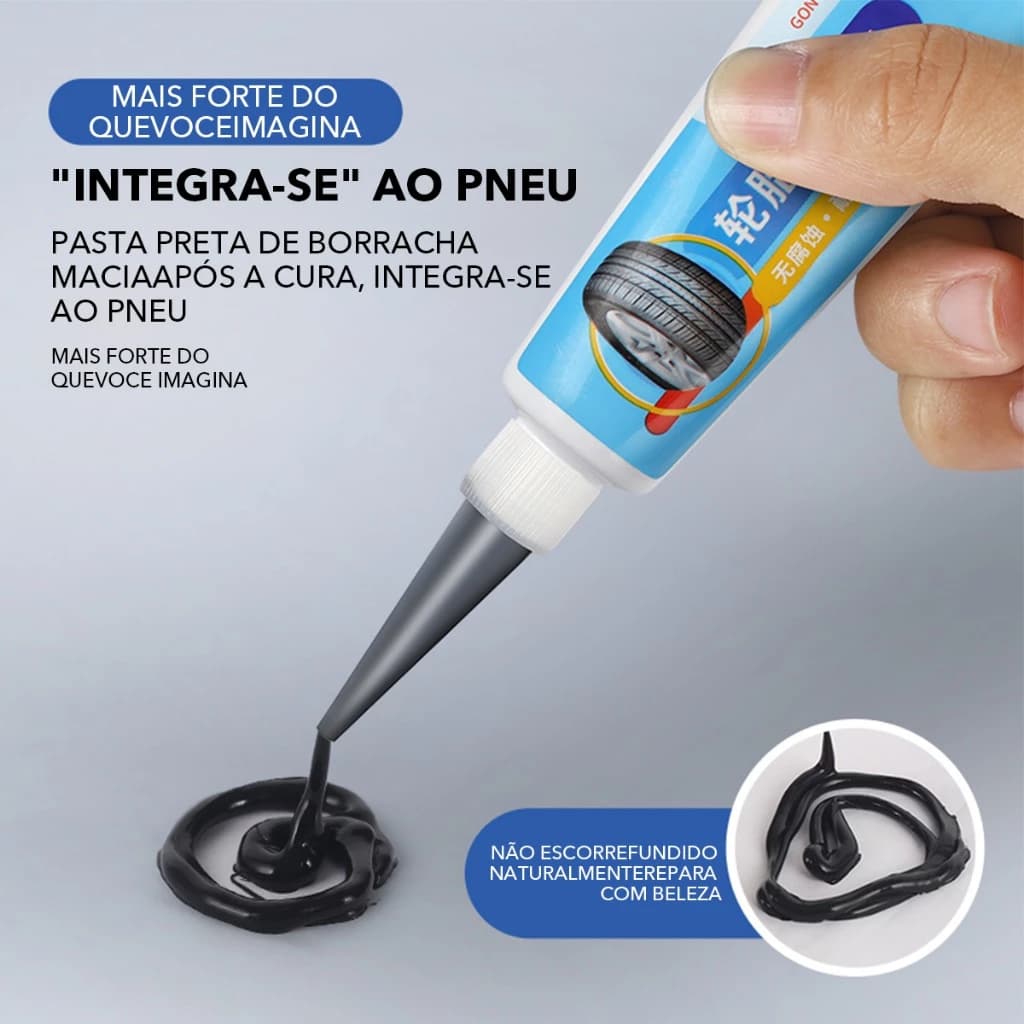 Cola para reparo de pneus de carro, cola especial para reparo de rachaduras e rachaduras para danos graves na lateral do