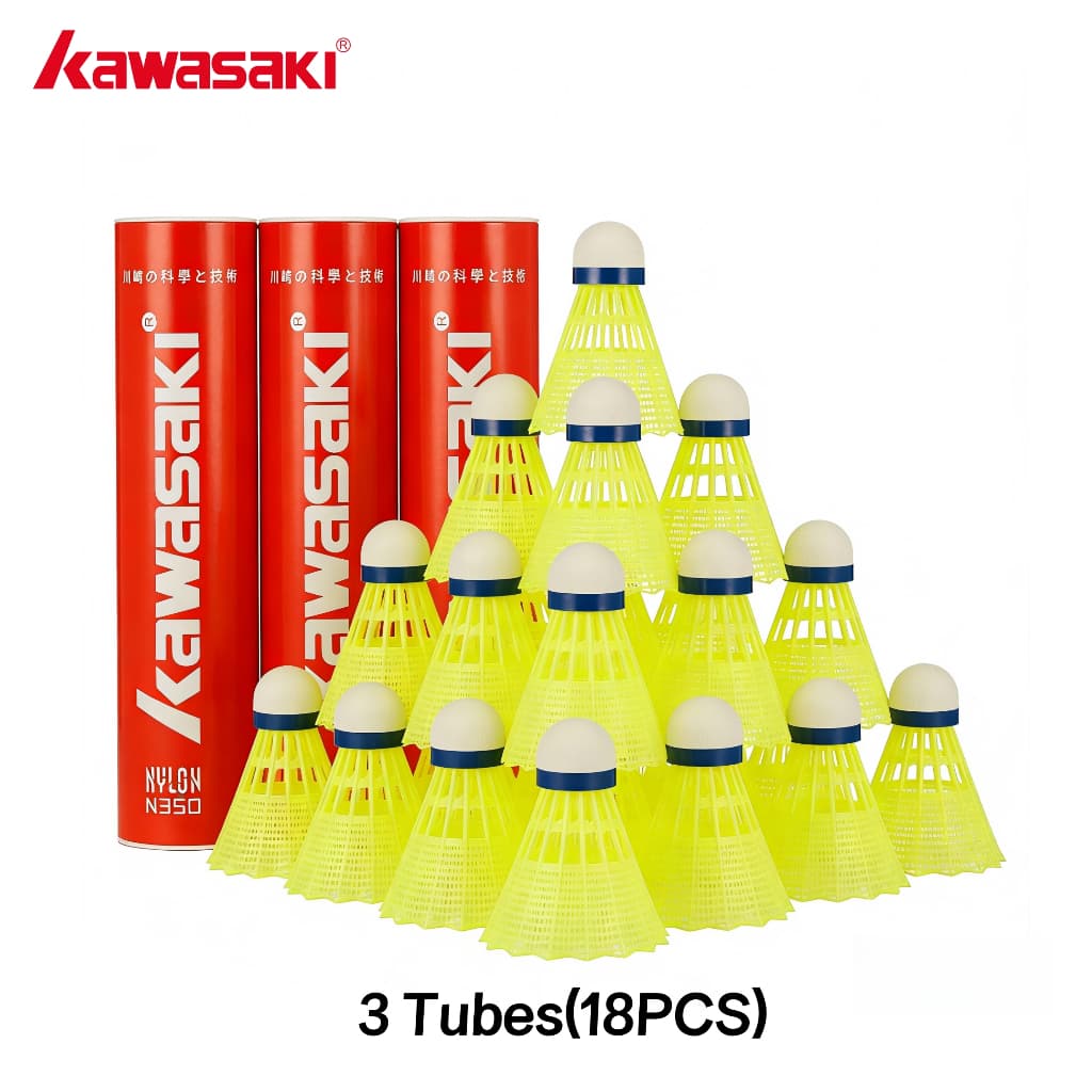 Petecas De Nylon Kawasaki 6 PCS KING N350 Com Passarinhos De Plástico Duráveis Para Treinar Jogos Internos E Externos