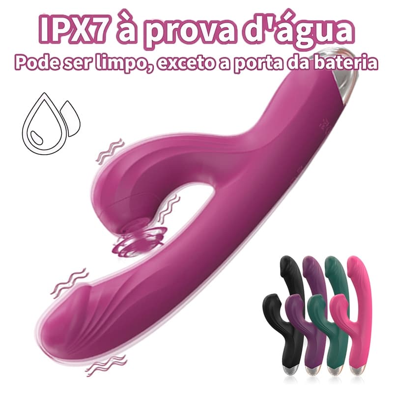 Vibrador Duplo Com Estimulação Precisa De Ponto G E Clitóris – Poderoso , Ultra Silencioso