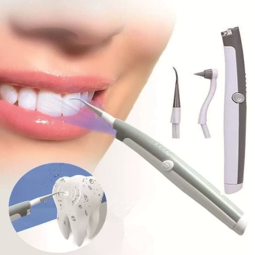 [Embalado] Sonic pic Raspador de dentes elétrico ultrassônico Remove eficazmente tártaro/placa