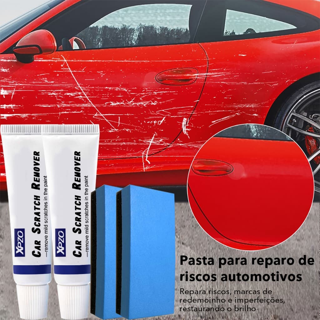 Kit De Reparo De Arranhões De Carroceria De Carro Cuidados De Polimento De Cera