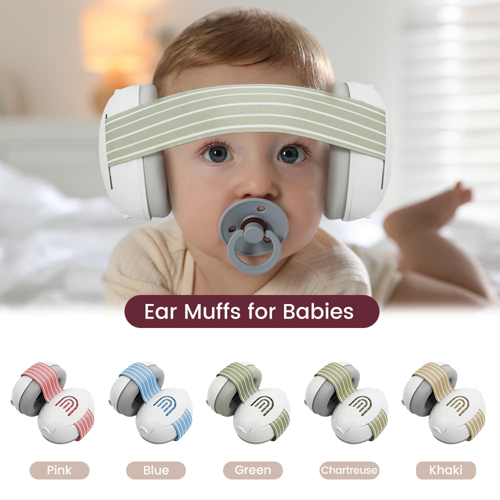 Crianças Com Cancelamento De Ruído Earmuffs Fone De Ouvido Proteção Auditiva Segurança Bebê Sono