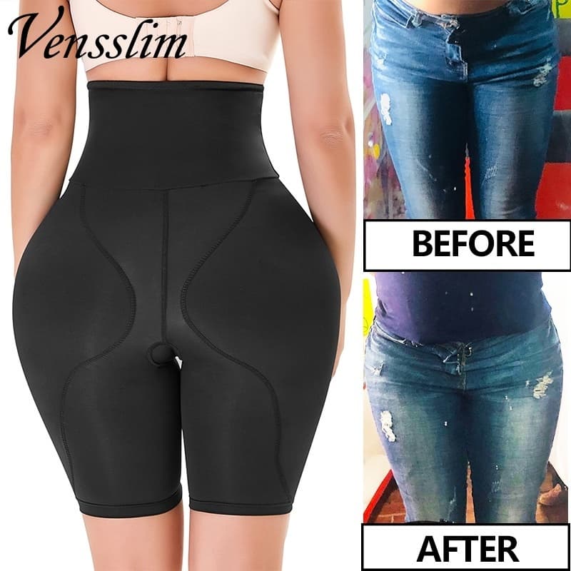 Calças femininas modeladoras de cintura alta para levantamento de quadril, levantamento de quadril, cria curva perfeita