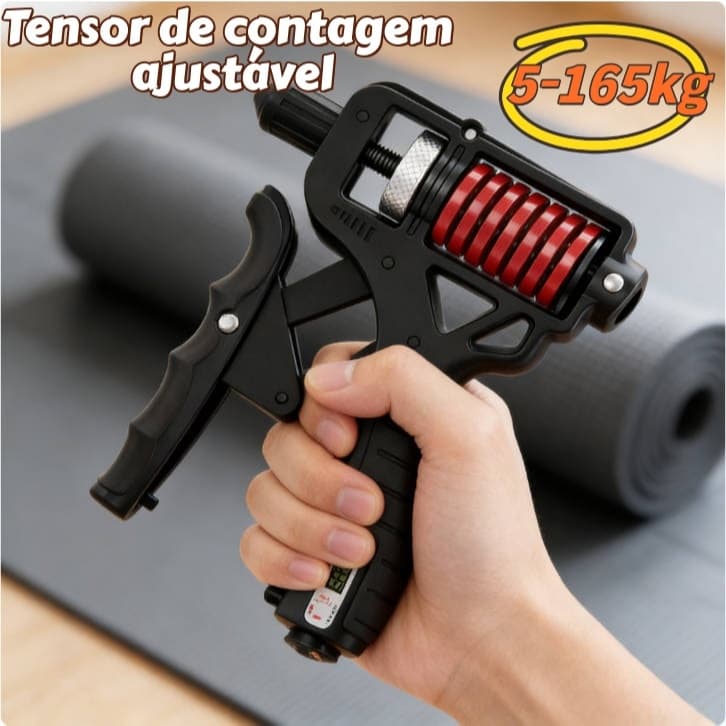 5-165 kg Hand Grip Metal Resistente Fortalecedor Exercício Braço Antebraço Mola com Ajuste de Força