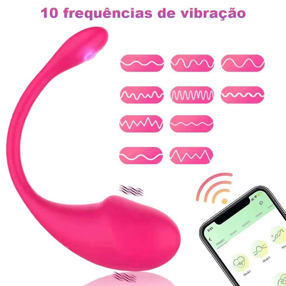 Vibrador De Casal Bluetooth Para Mulheres Recarregável À Prova D'água Silencioso-Envio Discreto