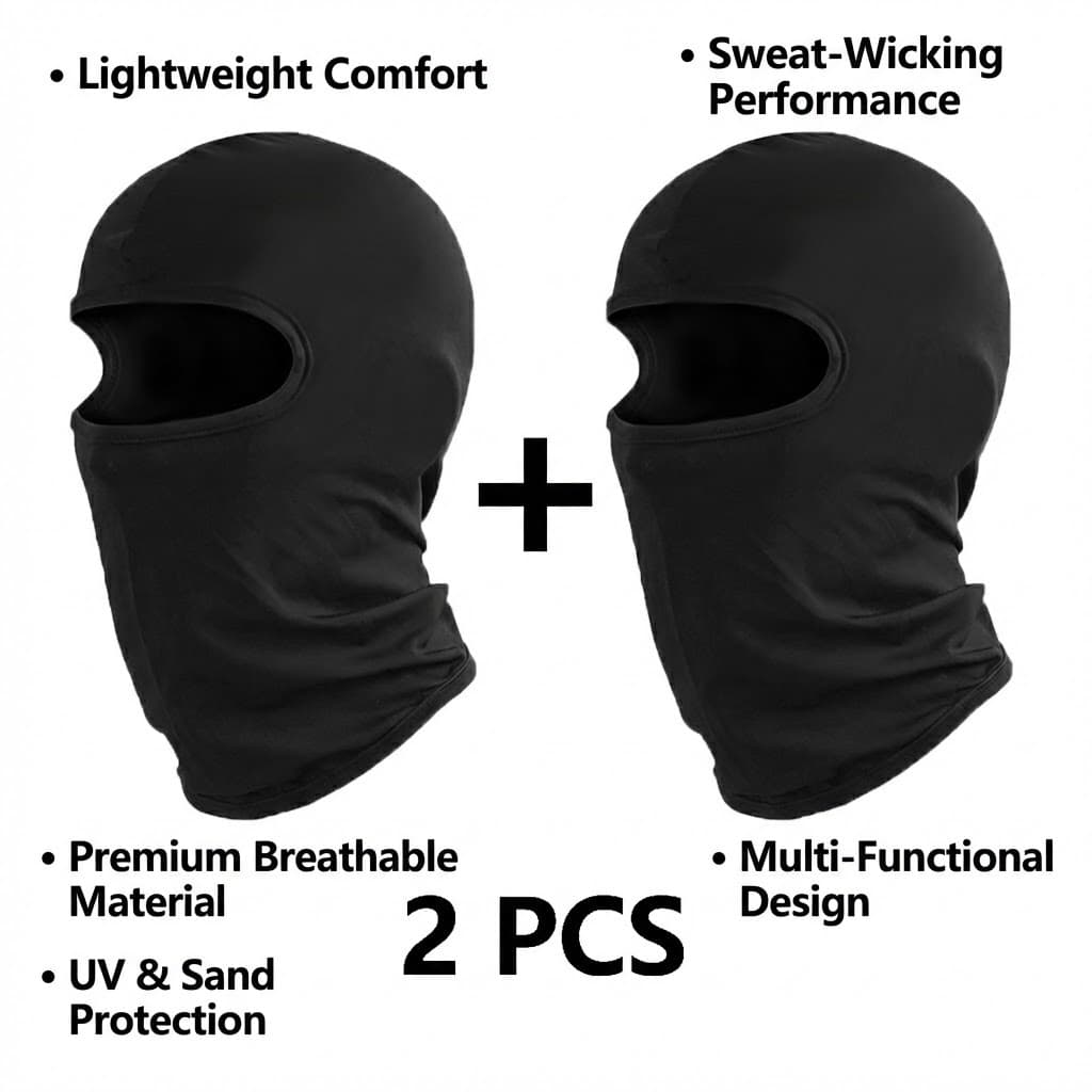 Balaclava De Motocicleta Com Proteção Solar Respirável Para Ciclismo Ao Ar Livre E Passeios De Verão