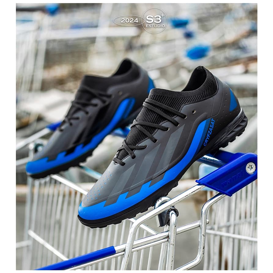 Novas botas de grama Premium duráveis e confortáveis, à prova d'água, botas de futebol Campo de Campo 35-45