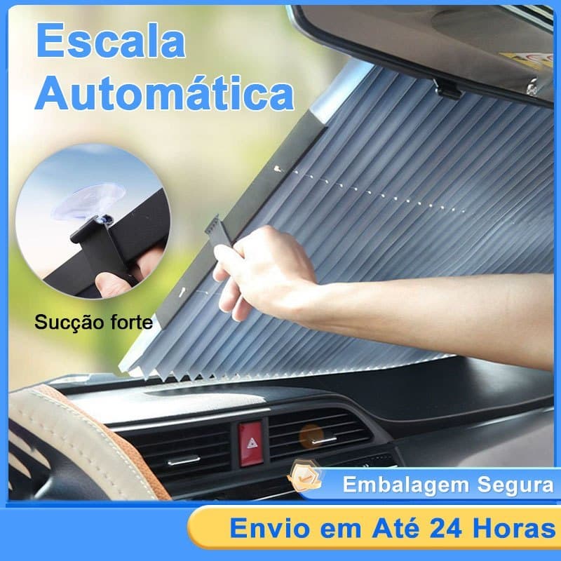 Protetor Solar Carro Parabrisa Quebra Sol Painel Tapa Sol Veiculo Carro Caminhão 70CM