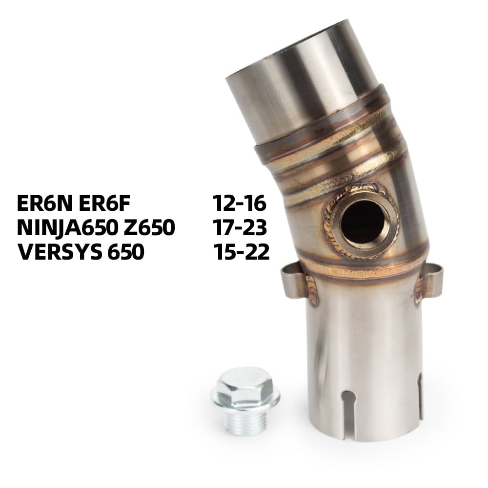 51mm Para Kawasaki ER6N ER6F 2006-2022 Versys 650 2015 Escape Da Motocicleta Tubo Médio