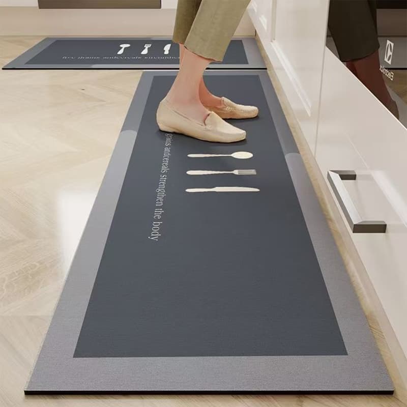 【2pcs 】120cm tapete de terra da cozinha Tapete Ecológico de Argila Diatomácea - Dupla Garantia de Absorção