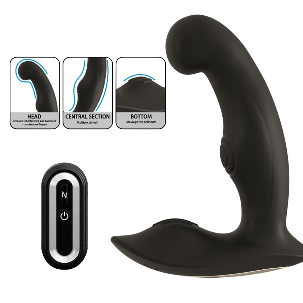 Vibrador De Controle Remoto Sem Fio – Brinquedo Duplo Adulto À Prova D'água Com Vibração Poderosa