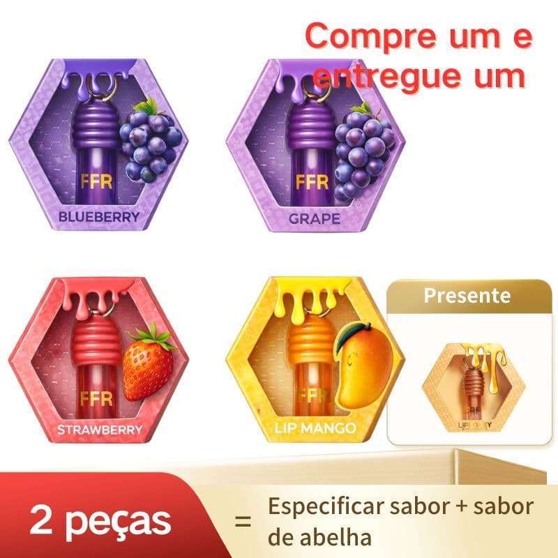 Kit2 LIPHONEY Gloss Labial - hidratante 24 horas - vários sabores disponíveis