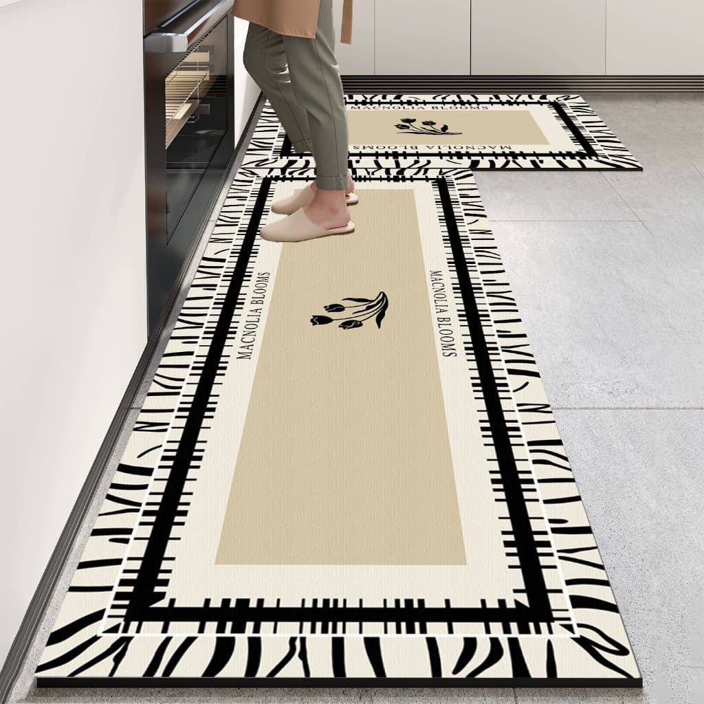 Kit Tapete Jogo Passadeira Belga Antiderrapante 2 Pç 120x40cm+60x40cm