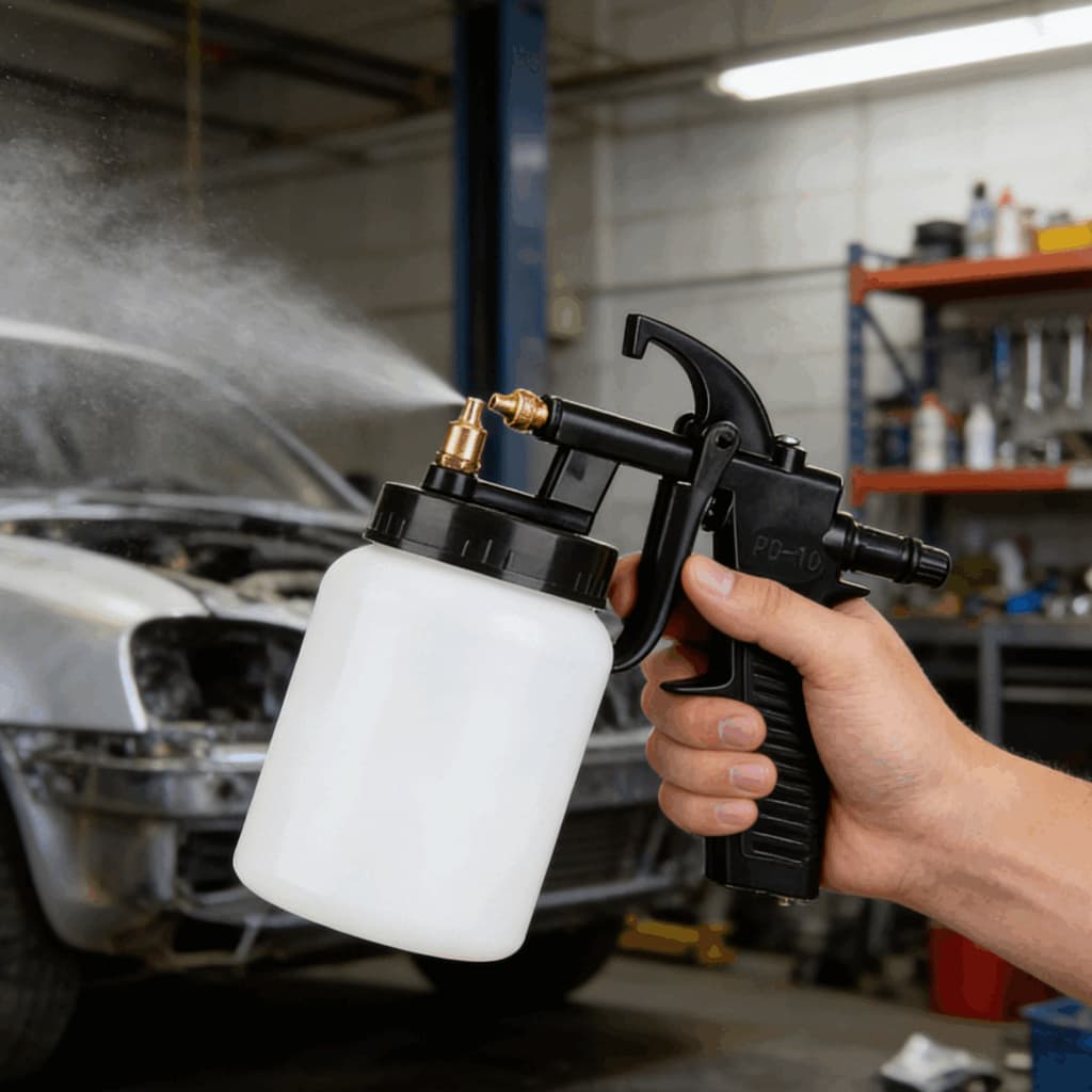 Pistola Pintura AR DIRETO 500ML Profissional Lanternagem Oficina Retoque Bico