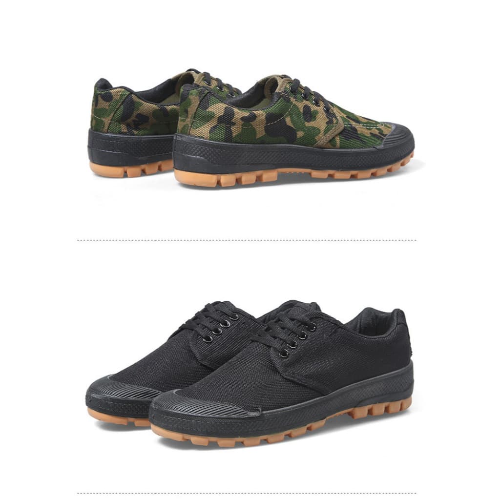 Sapatos de liberação de proteção trabalhista duráveis antiderrapantes e resistentes ao desgaste para local de trabalho.