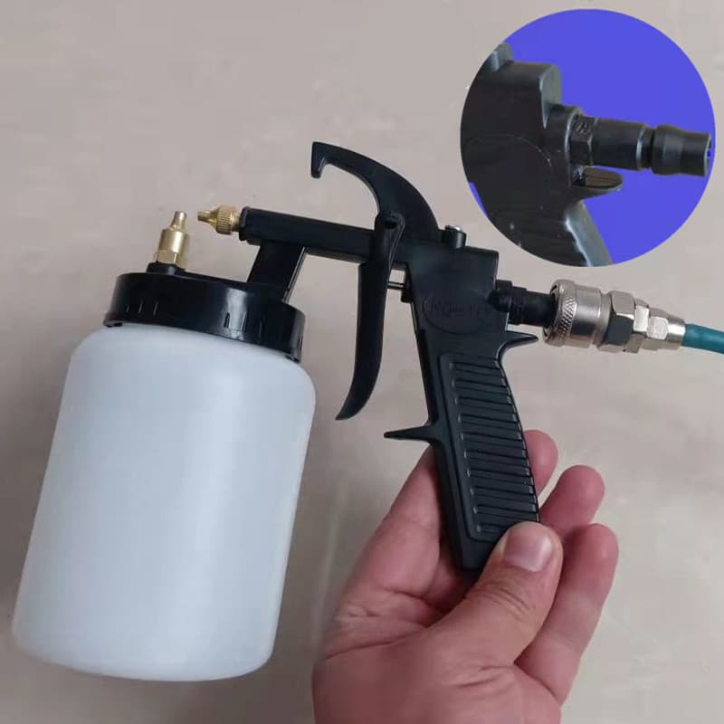 Pistola de Pintura Pneumática 500ml Profissional Pulverizador de Tinta Bico Ajustável