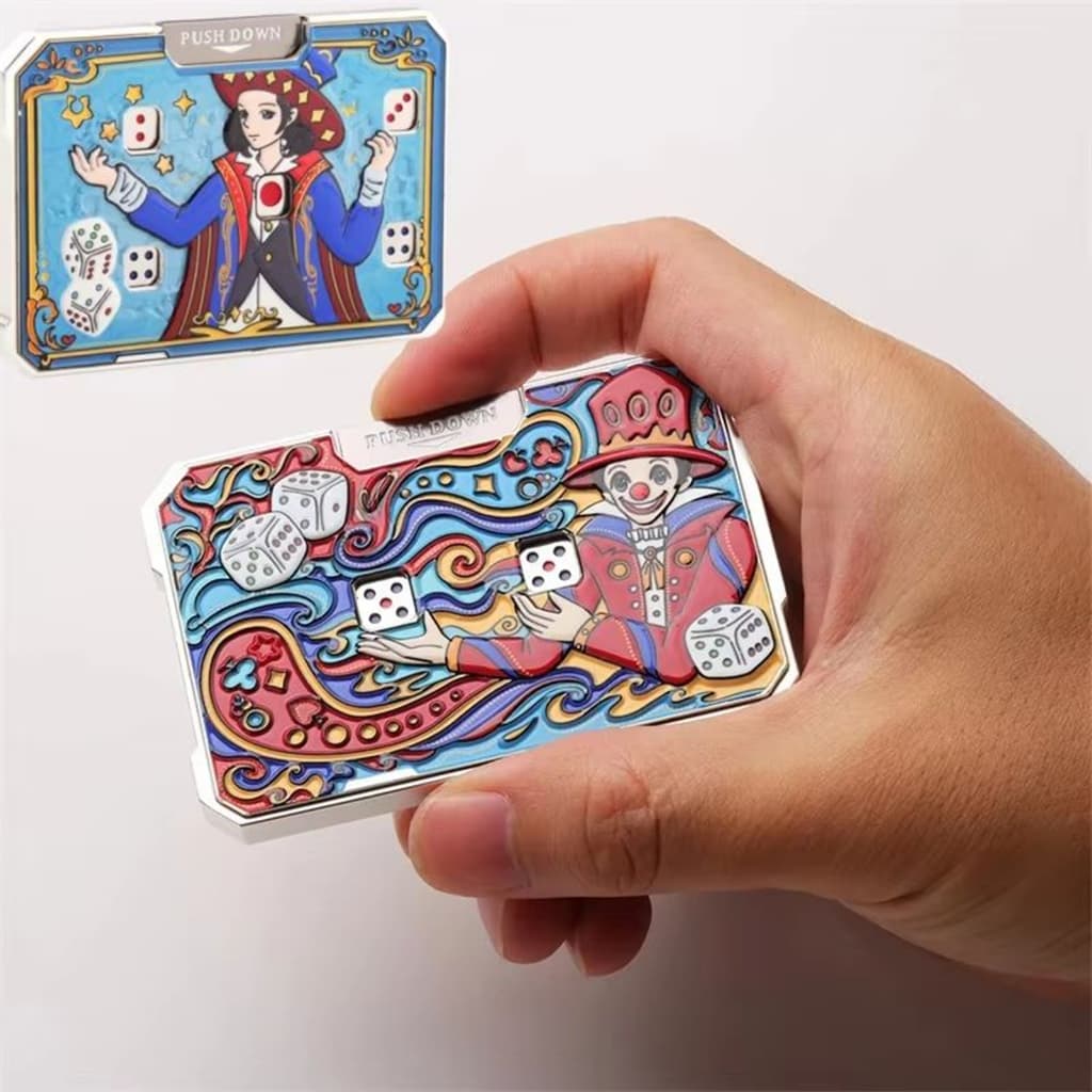 Dados Para Festa Antiderrapante Metal Cérebro Teaser Brinquedo Rotativo Casa Bar Reunião De Família Lazer