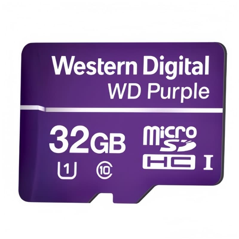 Cartão De Memória WD Micro SD 32GB64GB128GB256GB512GB P/Segurança Eletrônica