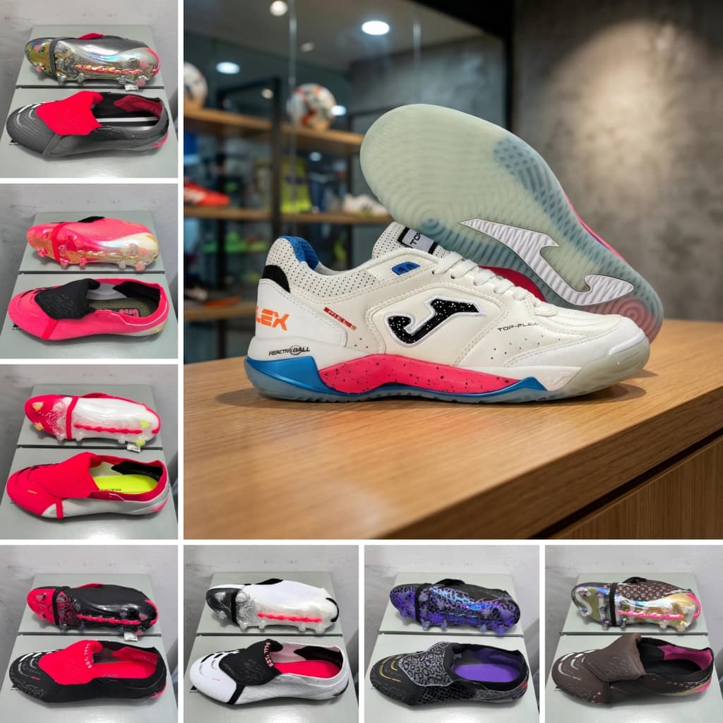 Botas De Futebol Adequadas Para Pastagens Naturais , Sapato De Malha Superior Impermeável Vermelho 39-45