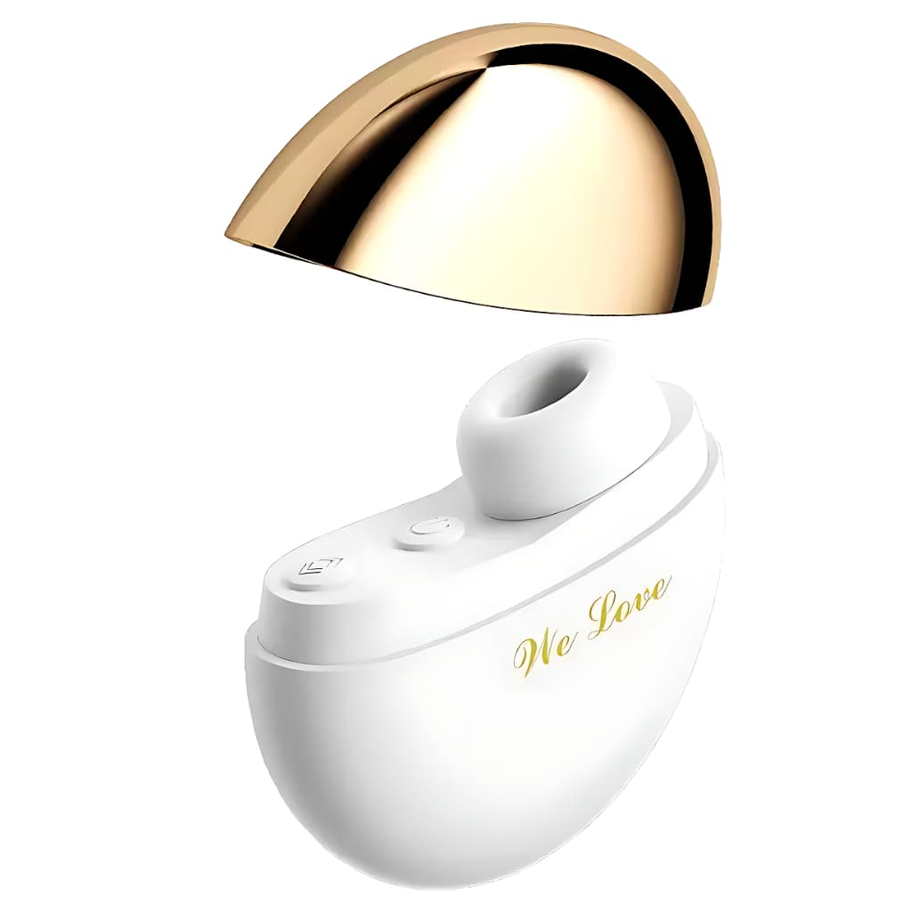 Vibrador De Sucção Clitoriano Forte De 10 Modos , Portátil Discreto Com Tampa Protetora