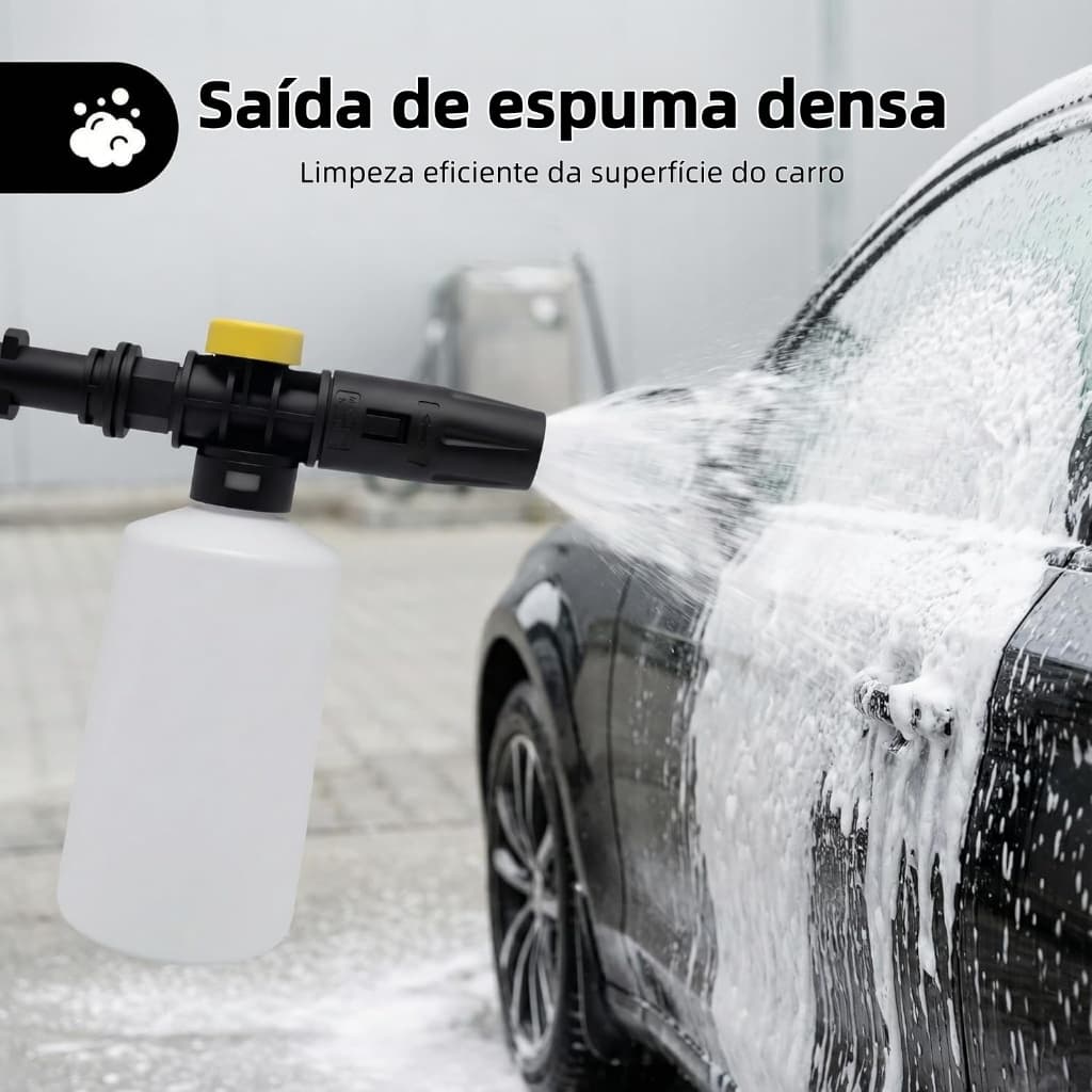 Canhão De KARCHER K2- K7 Espuma Para Lavadora De Alta Pressão Sistema De Neve Carro Motocicleta Vários Modelos-750 ml