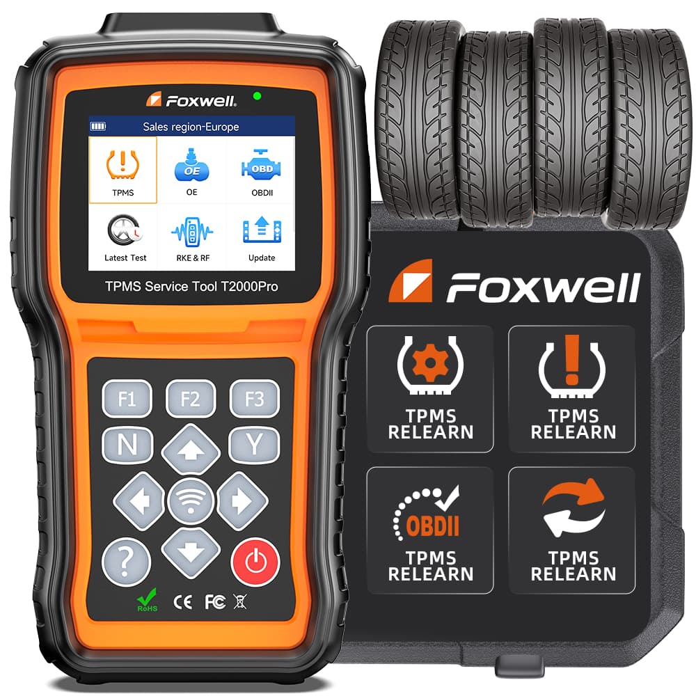 Foxwell T2000 Pro TPMS Programador E Diagnóstico De Sensor OBD2 Leitor Código Ferramentas Diagnóstico