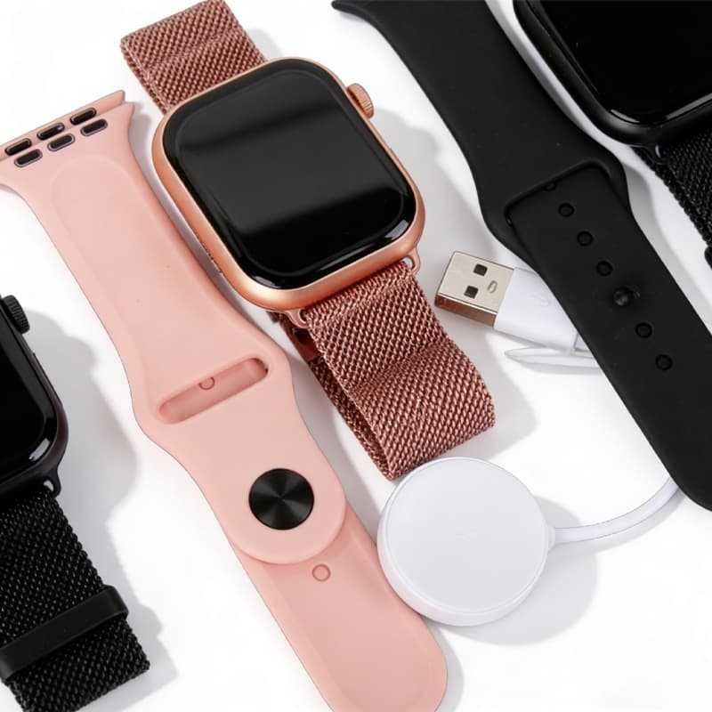 Novo relógio inteligente calculadora de freqüência cardíaca Bluetooth chamada monitoramento saúde relógio inteligente